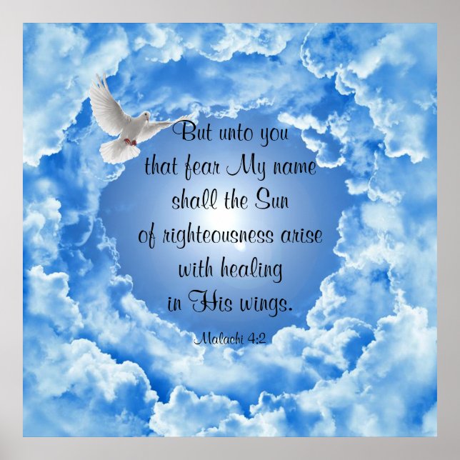 Malachi 4:2 poster (Framsidan)