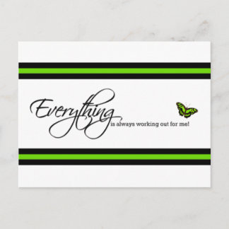 Malachite Butterfly - Allt fungerar alltid Vykort