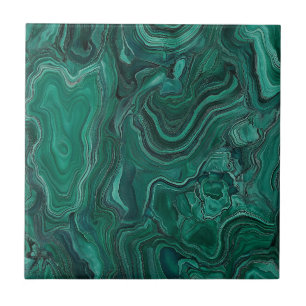 Malachite Grönt Stone Kakelplatta