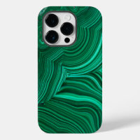 Malachite Segment Mineral Stone Phone Case