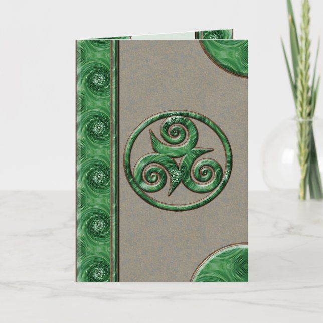 Malachite Triskel Kort (Framsida)