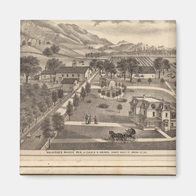Malacomes Rancho Magnet (Framsidan)