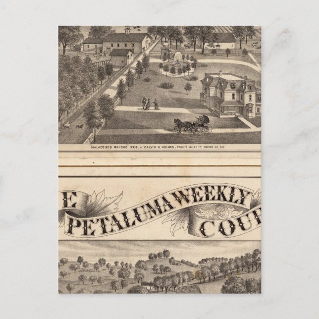 Malacomes Rancho Vykort (Framsida)