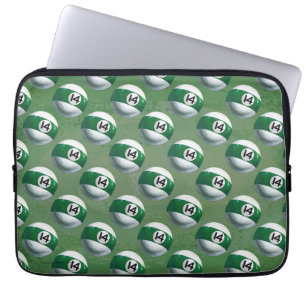 Målad 14 Boll Mönster Laptop Sleeve