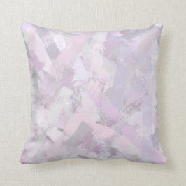 Målad abstrakt borstar slår struktur kudde