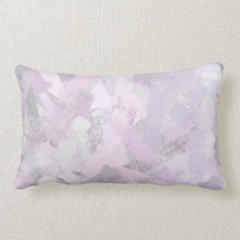 Målad abstrakt borstar slår struktur lumbarkudde