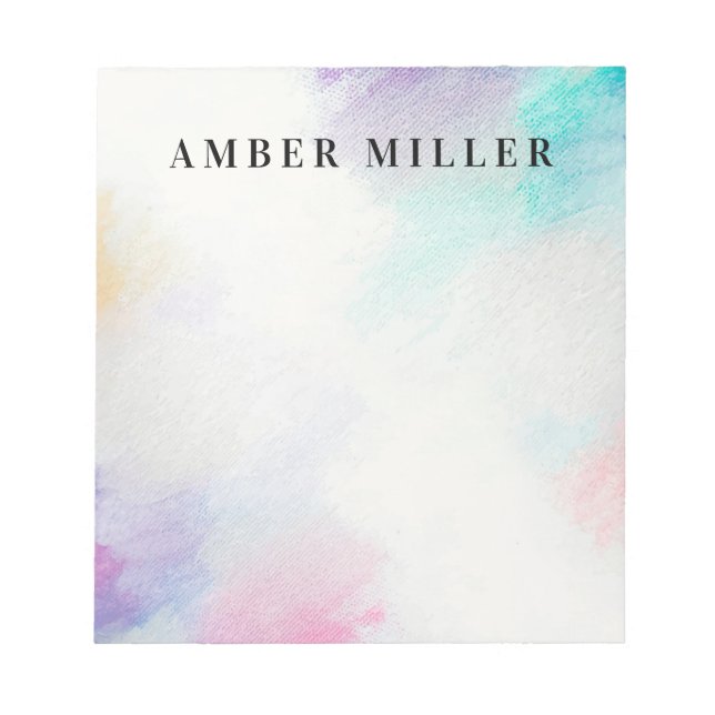 Målad arbetsyta anteckningsblock (Framsida)