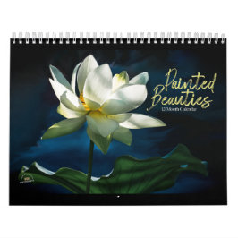 Målad beauties-kalender kalender