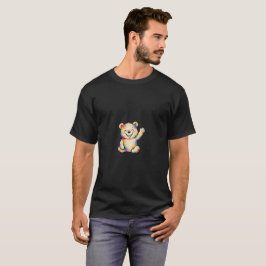 Målad björn anteckningsbok t shirt
