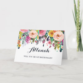 Målad Blommigt är mitt kort för kortsökning