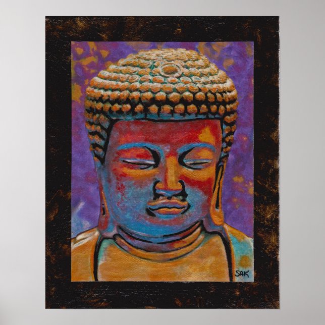 Målad buddha, framad poster (Framsidan)