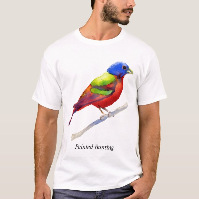 Målad Bunting T Shirt (Framsida)