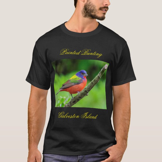 Målad Bunting T-tröja T Shirt (Framsida)