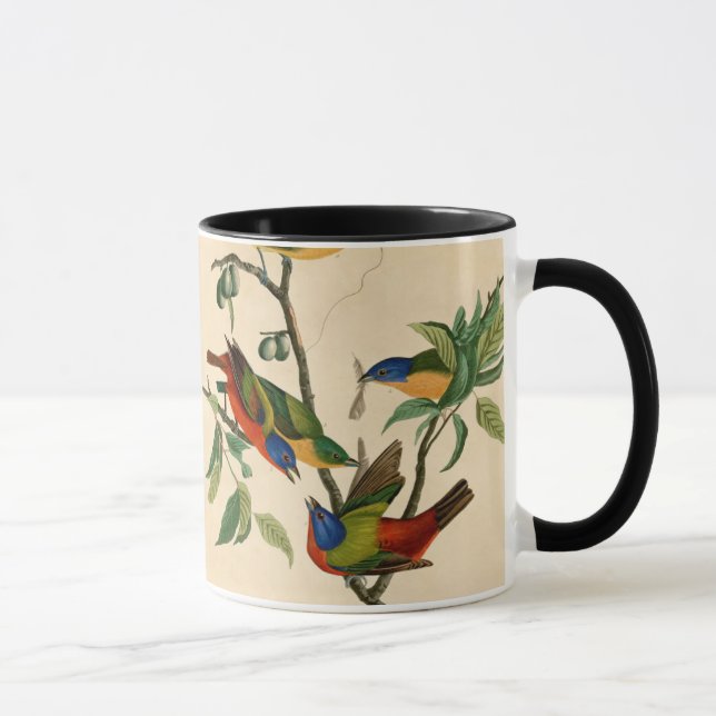 Målad buntning av Audubon Bird Painting  Mugg (Höger)