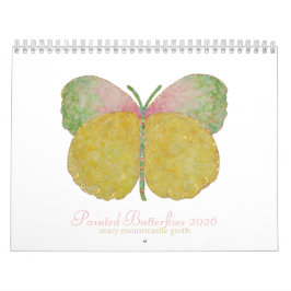 Målad Butterflies 2026-kalender Kalender