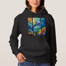Målad delfin t shirt