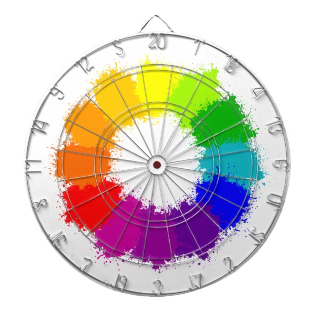 Målad färg rullar konstnären och konstlärare piltavla (Framsidan)