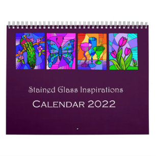 Målad glasinspiration 2022-kalender kalender
