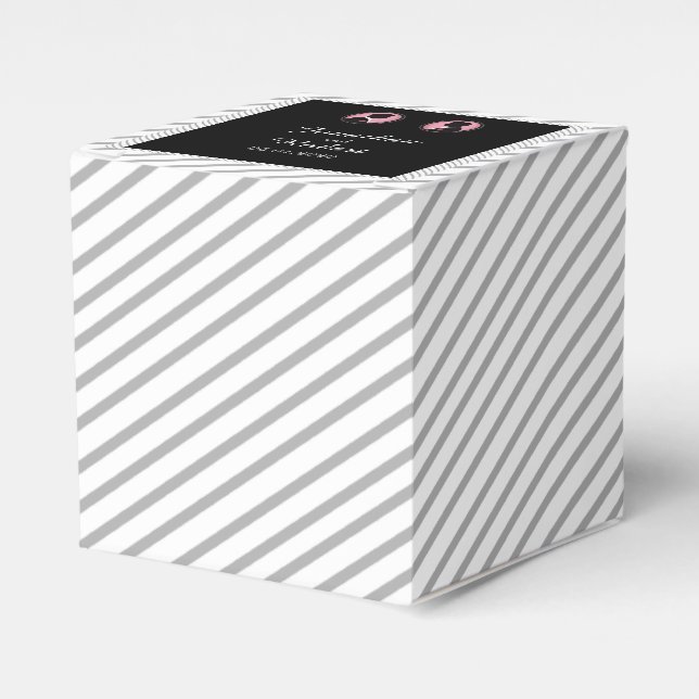 Målad Groom Silhouettes Gay Wedor Favor Box Presentaskar (Framsidan Sidan)