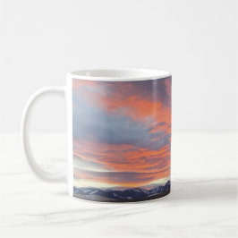Målad himmelsmugg kaffemugg