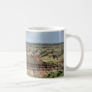 Målad kanjon i badlandsna av North Dakota Kaffemugg