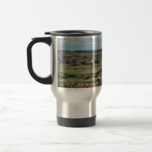 Målad kanjon i badlandsna av North Dakota Resemugg