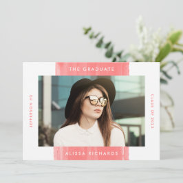 Målad korall | Foto-Studentfest Inbjudningar