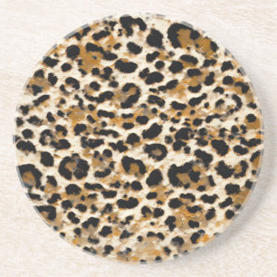 Målad Leopard Underlägg