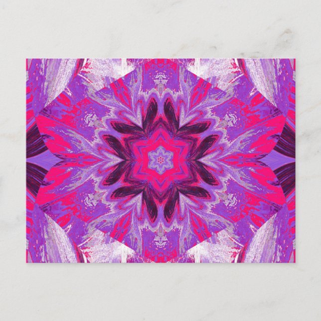 MÅLAD LOTUS 12 VYKORT (Framsida)