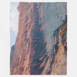 Målad öken fleecefilt