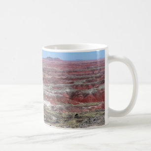 Målad ökenkantvy kaffemugg