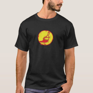 målad paintbrush t-shirt