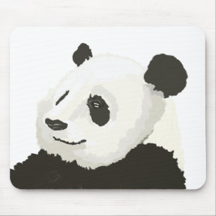 Målad Panda Musmatta