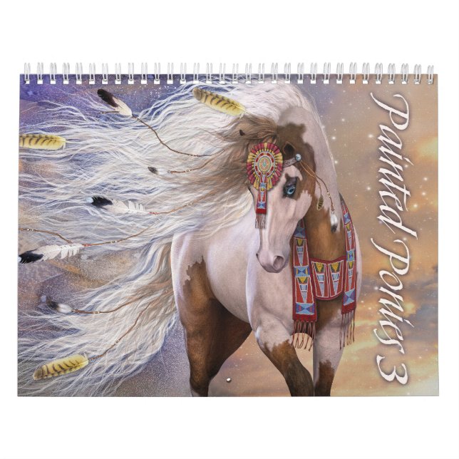 Målad Ponies III-kalender Kalender (Omslag)