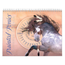 Målad ponnykalender kalender