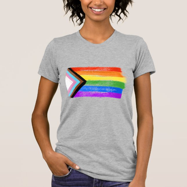 MÅLAD PROGRESS PRISMÅL T SHIRT (Framsida)