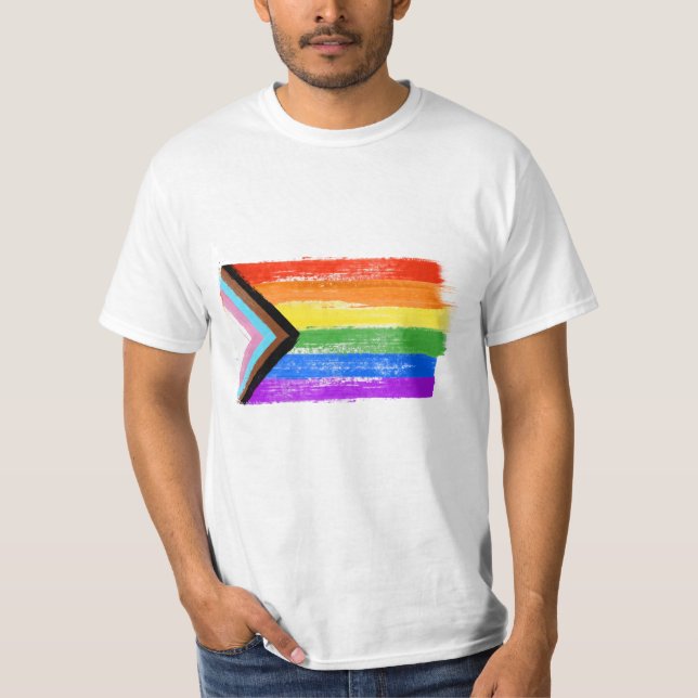 MÅLAD PROGRESS PRISMÅL T SHIRT (Framsida)