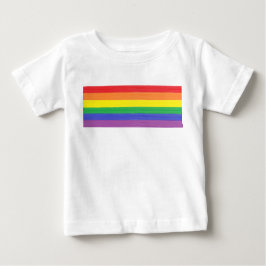 Målad regnbågeflagga tee shirt