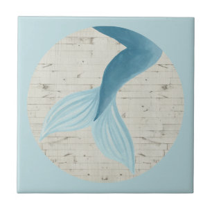 Målad Sjöjungfru-samling Kakelplatta