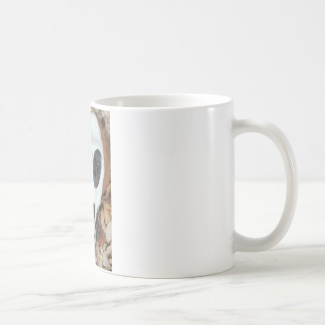 målad skalle kaffemugg (Höger)