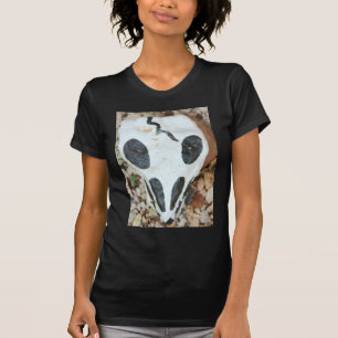 målad skalle t-shirt