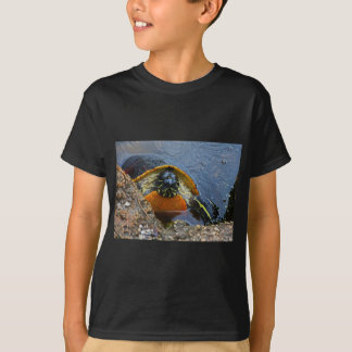 Målad sköldpadda t shirt