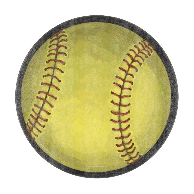 Målad softball Art (Framsidan)