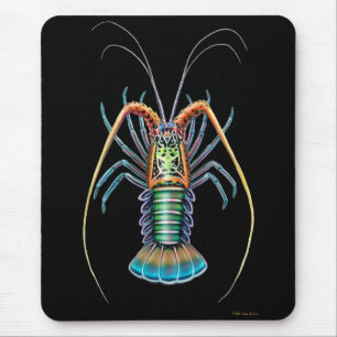 Målad Spiny hummer Mousepad Musmatta