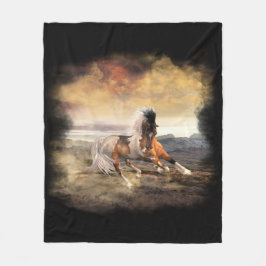 Målad ullfilt för öken #2, medel fleecefilt