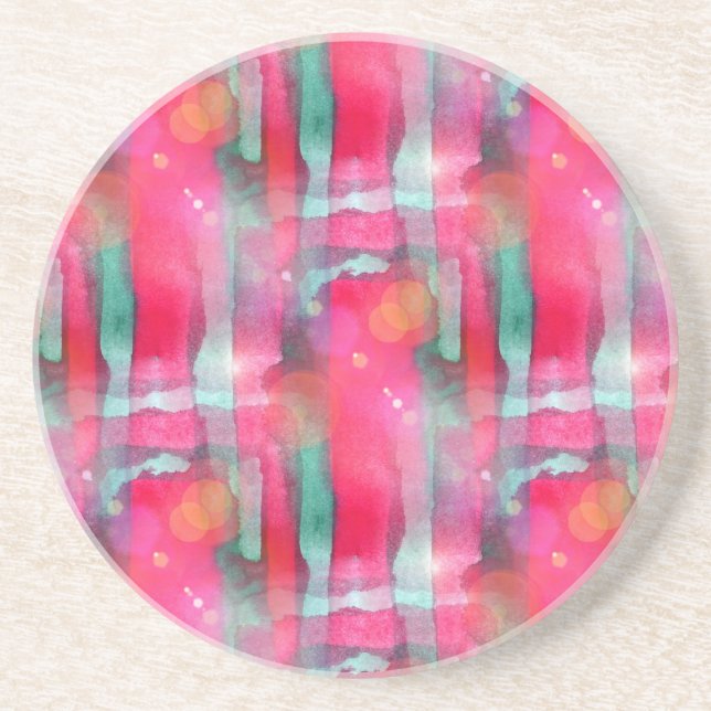 Målad vattenfärg för solilsken blick abstrakt underlägg (Framsidan)