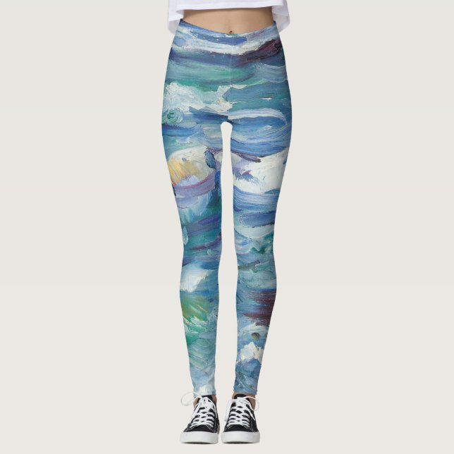 Målad Vinkar Leggings (Framsida)