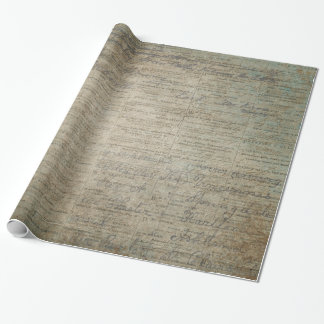 Målad vintagetidning presentpapper