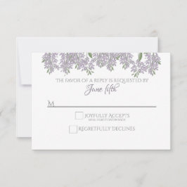 Målad Wisteria-Bröllop OSA med måltidsalternativ