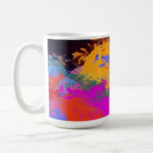 Målad Zebra Kaffemugg